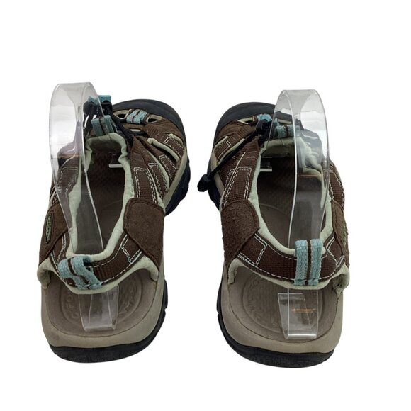 Keen Womens Brown/Blue Water Hiking Sandals Size 9 - Picture 6 of 8